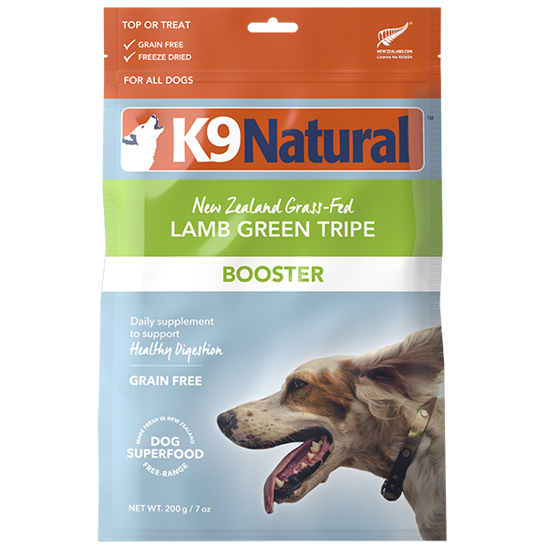 K9 Natural Dog FD Booster Lamb Green Tripe 7oz