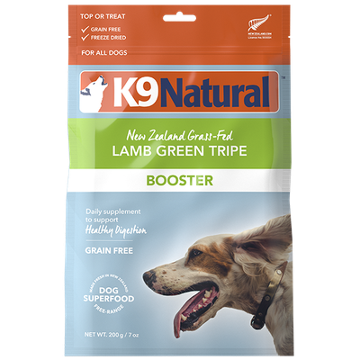 K9 Natural Dog FD Booster Lamb Green Tripe 7oz