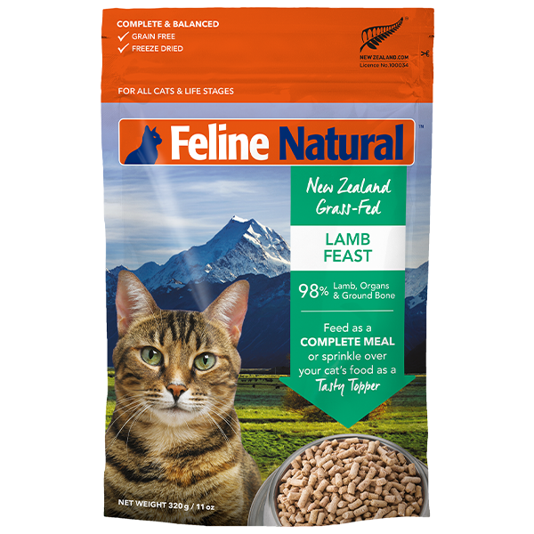 Feline Natural Cat Freeze-Dried Lamb 11oz
