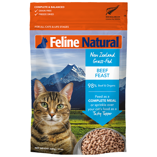 Feline Natural Cat Freeze-Dried Beef 11oz