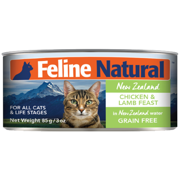 Feline Natural Cat Chicken &amp; Lamb 3oz