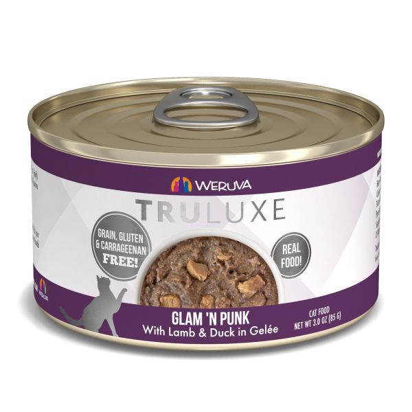 TruLuxe Cat Glam N&#39; Punk with Lamb and Duck in Gelee 3 oz