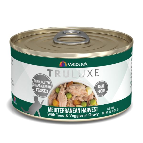 TruLuxe Cat Mediterranean Harvest Tuna&amp;Veggies Gravy 3 oz