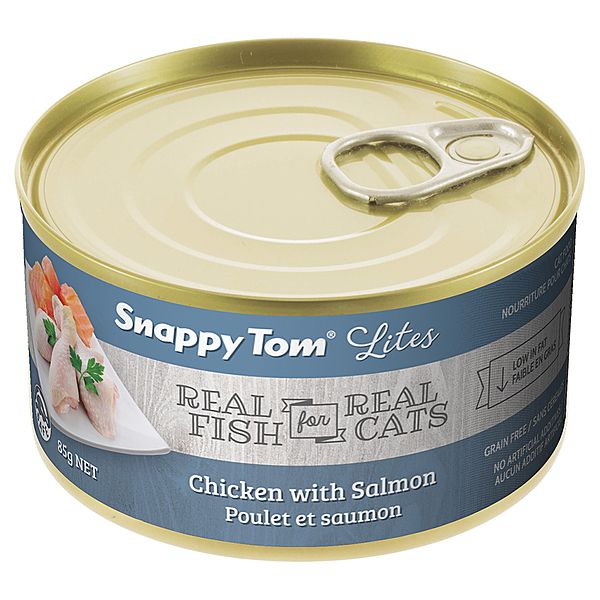 Snappy Tom Chicken with Salmon 85GM