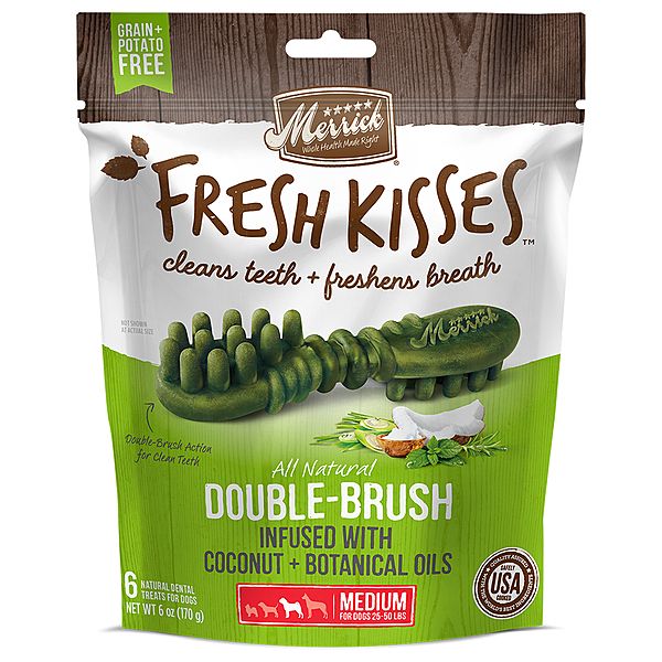 Merrick Fresh Kisses Coconut Medium 6CT Bag 6OZ