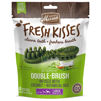 Merrick Fresh Kisses Coconut Large 4CT Bag 6.5OZ