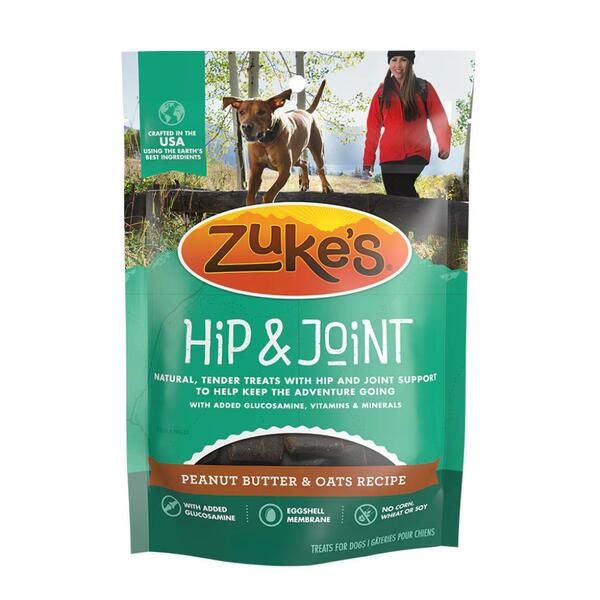 Zukes Hip &amp; Joint Peanut Butter Oats 6OZ
