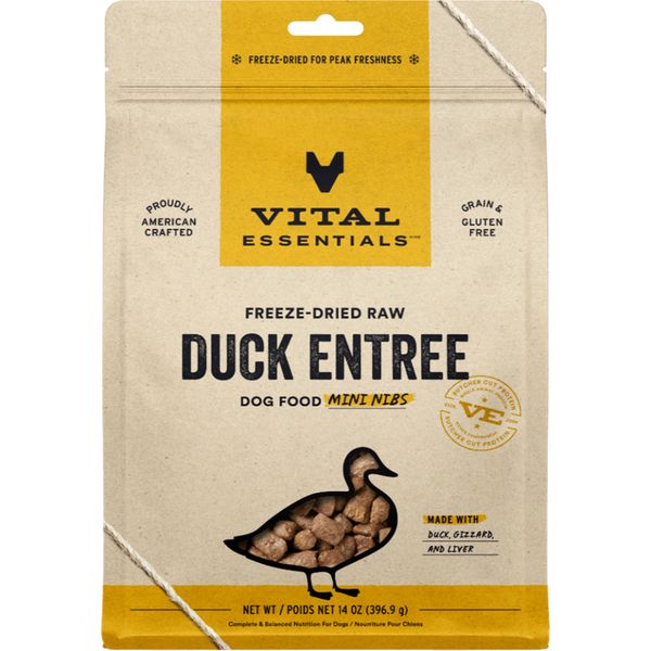 FD Raw Duck Entree Mini Nibs 14OZ