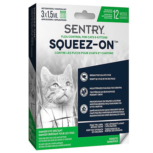Cat &amp; Kitten Squeeze-On Flea