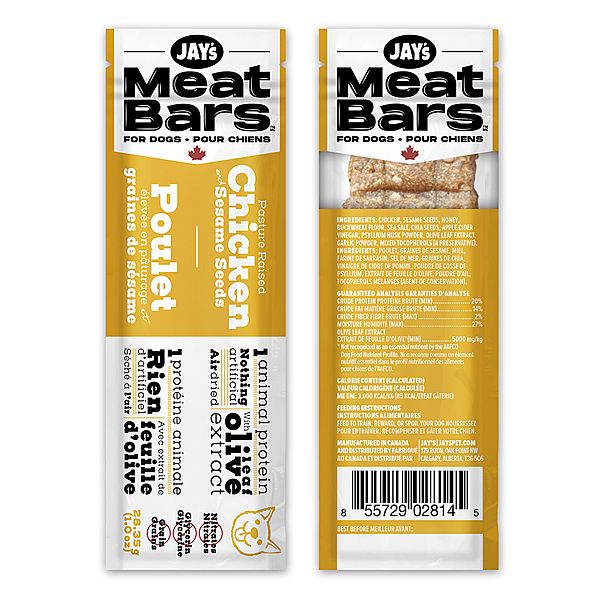 Meat Bars Chicken &amp; Sesame 28.35GM