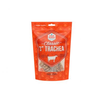 THIS &amp; THAT 3&quot; Beef Trachea 6ct