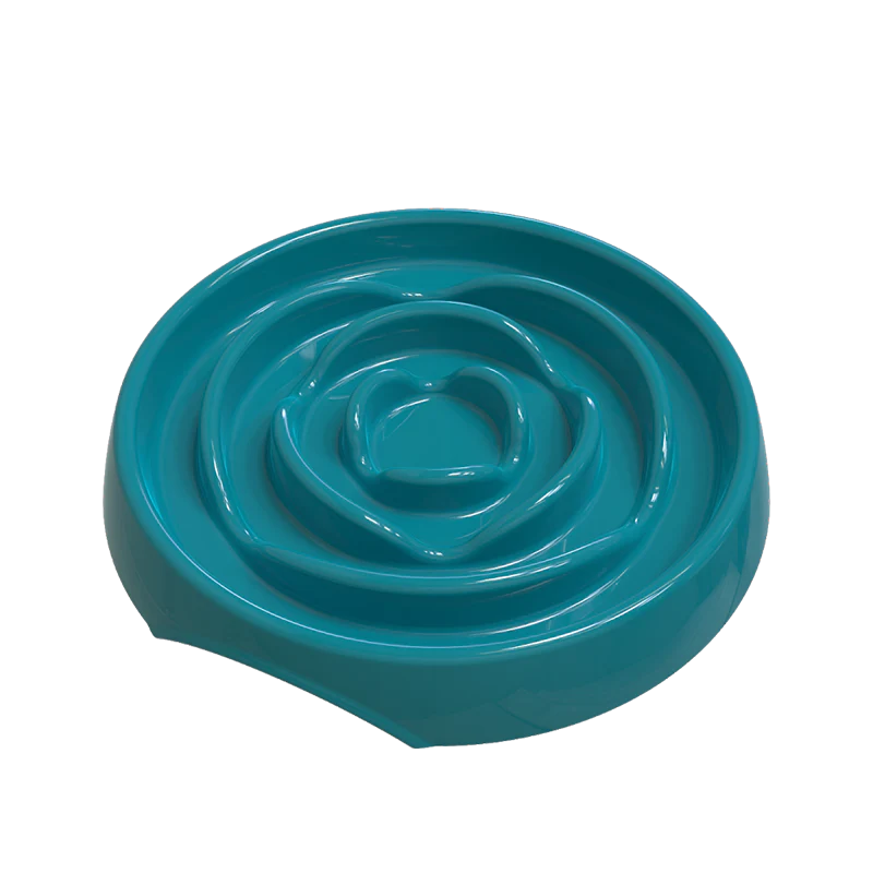 Messy Mutts Melamine Grey Slow Feeder Small