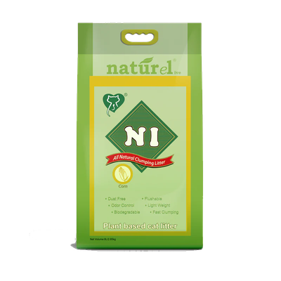 Nature1 Naturel Clumping Litter - Corn - 2.85kg