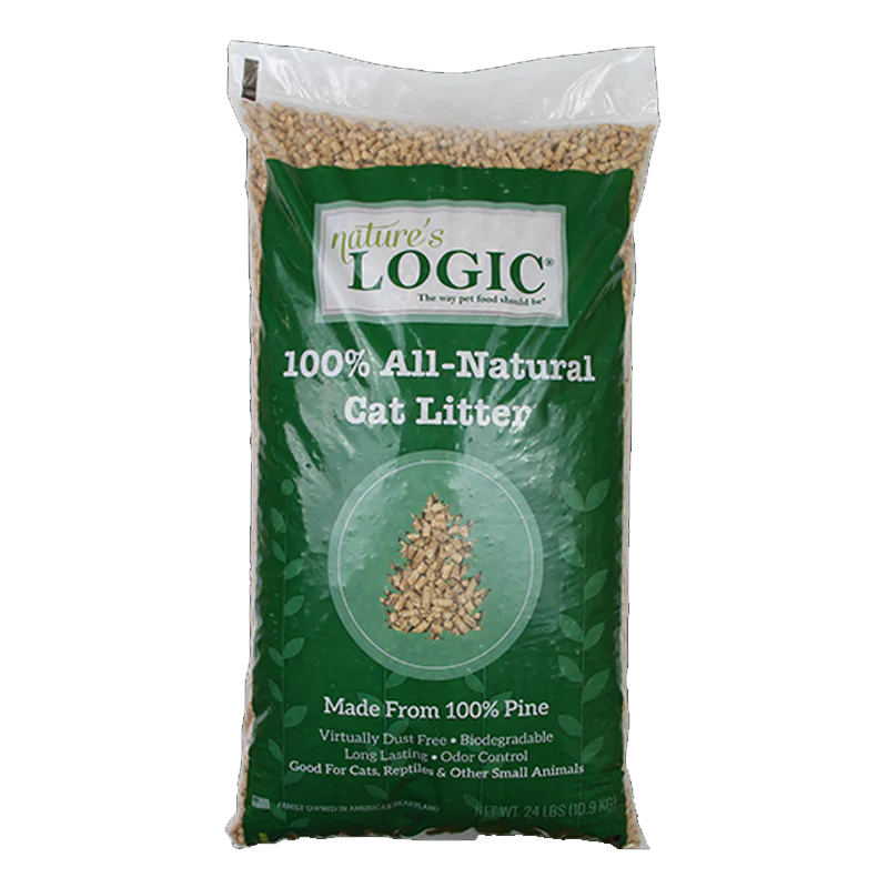 Natures Logic Ponderosa Pine Cat Litter - 24 lb