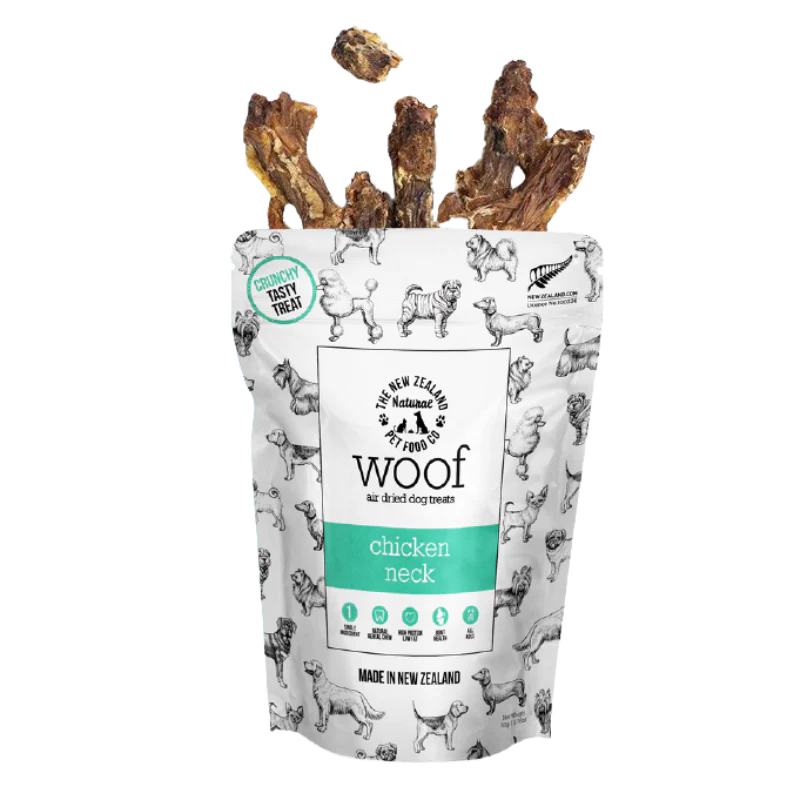 NZ Natural Woof Air Dried Chicken Neck - 50g