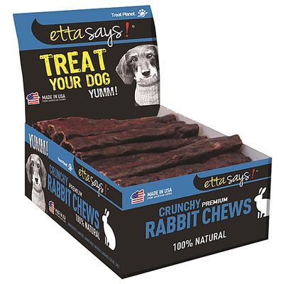 Premium Crunchy Rabbit Chews Bulk 4&quot;