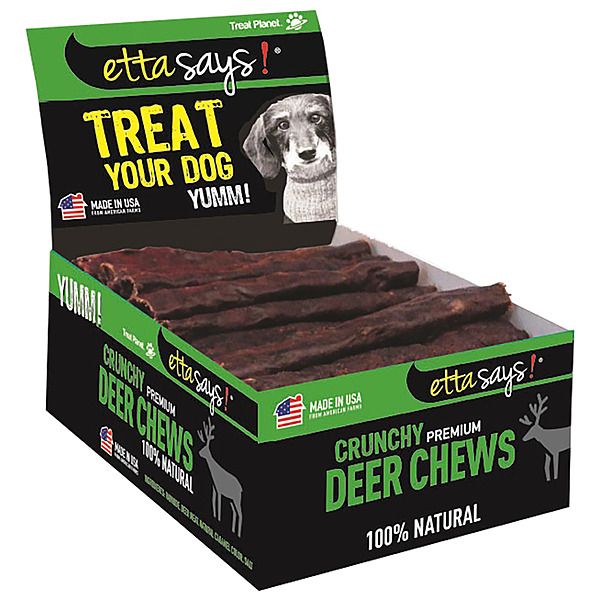 Etta Says Premium Crunchy Deer Chews Bulk 4&quot;