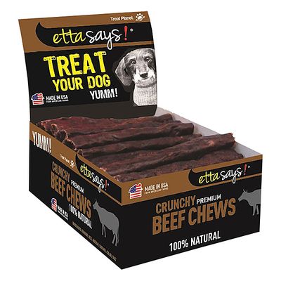 Etta Says Premium Crunchy Beef Chews Bulk 4&quot;