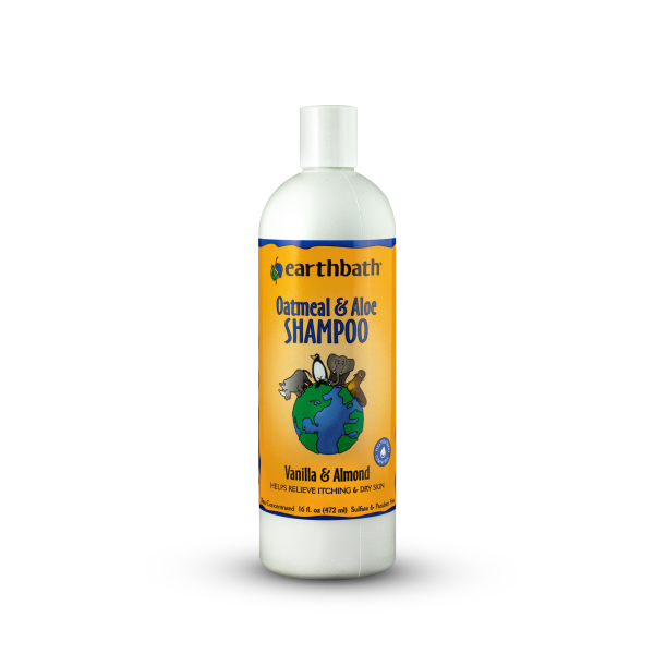 earthbath Oatmeal &amp; Aloe Shampoo Vanilla &amp; Almond 16 oz