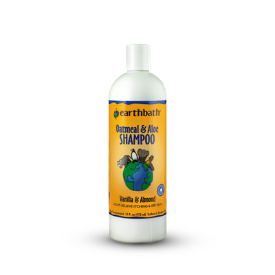 earthbath Oatmeal &amp; Aloe Shampoo Vanilla &amp; Almond 16 oz