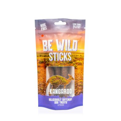 THIS &amp; THAT Be Wild Exotic Sticks Kangaroo 100g