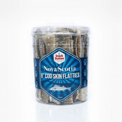 SNACK STATION Nova Scotia 8&quot; Cod Skin Flatties