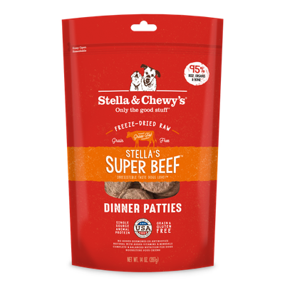 DINNER PATTIES SC FD Stella&#39;s Super Beef Patties 14OZ