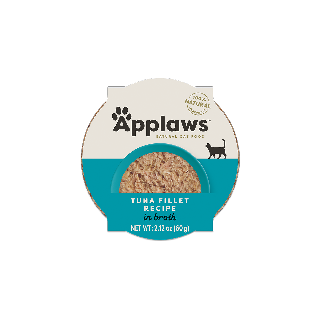 Applaws Tuna Fish Fillet Recipe in Gravy Cup 2.12oz