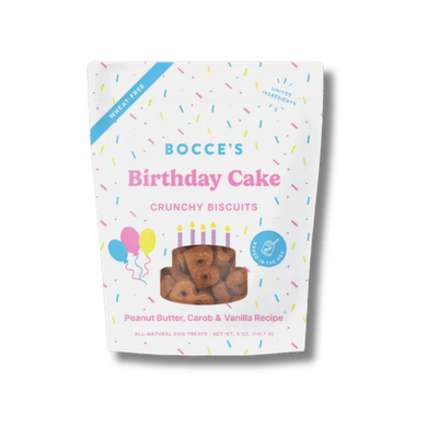 Bocce&#39;s Bakery - Birthday Cake Biscuits - 5oz