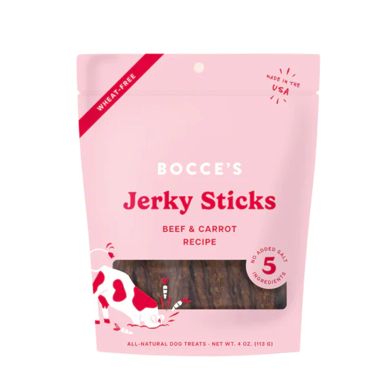 Bocce&#39;s Bakery - Beef Grazers Jerky Sticks - 4oz