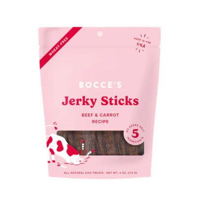 Bocce&#39;s Bakery - Beef Grazers Jerky Sticks - 4oz