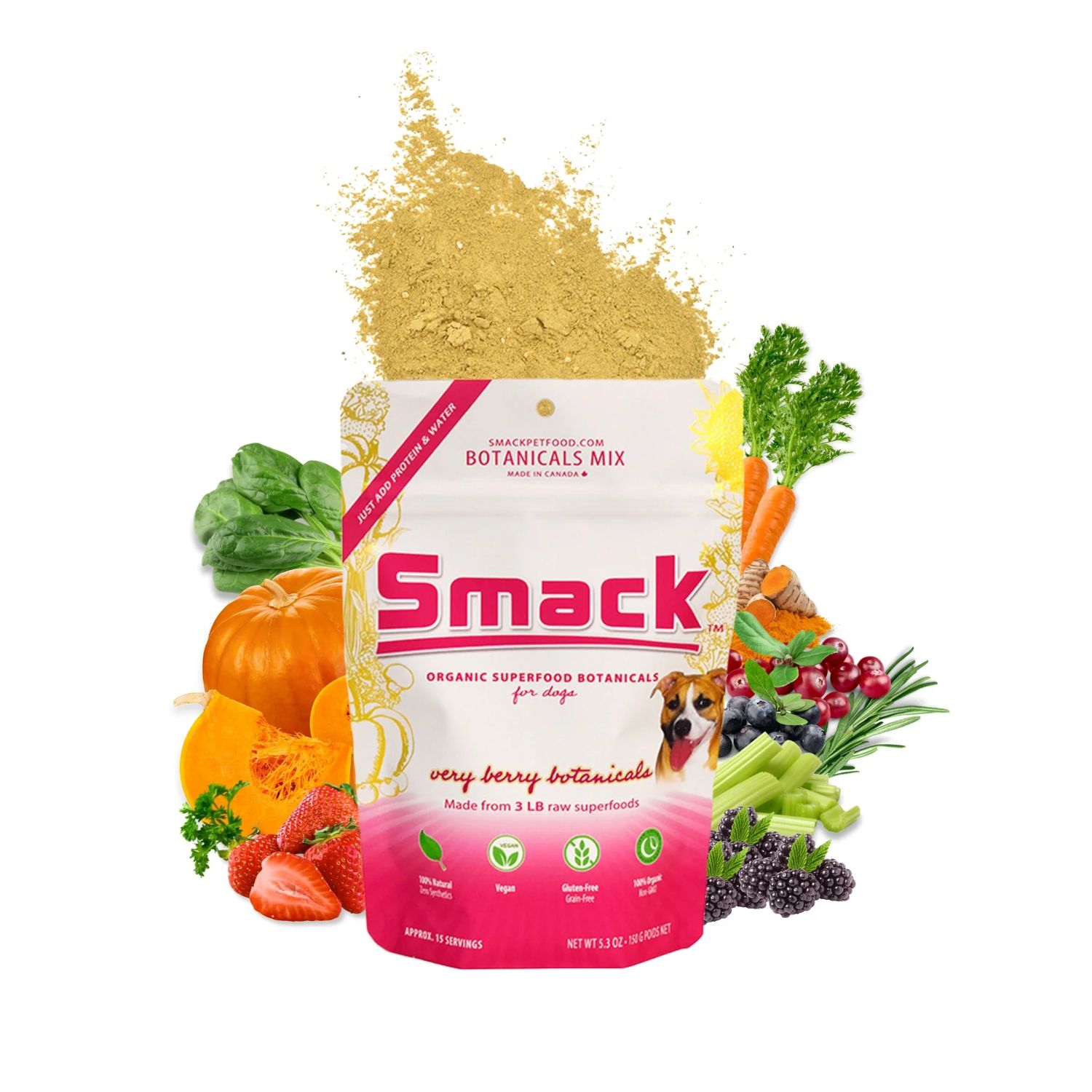 Smack Very Berry Botanicals For Dogs