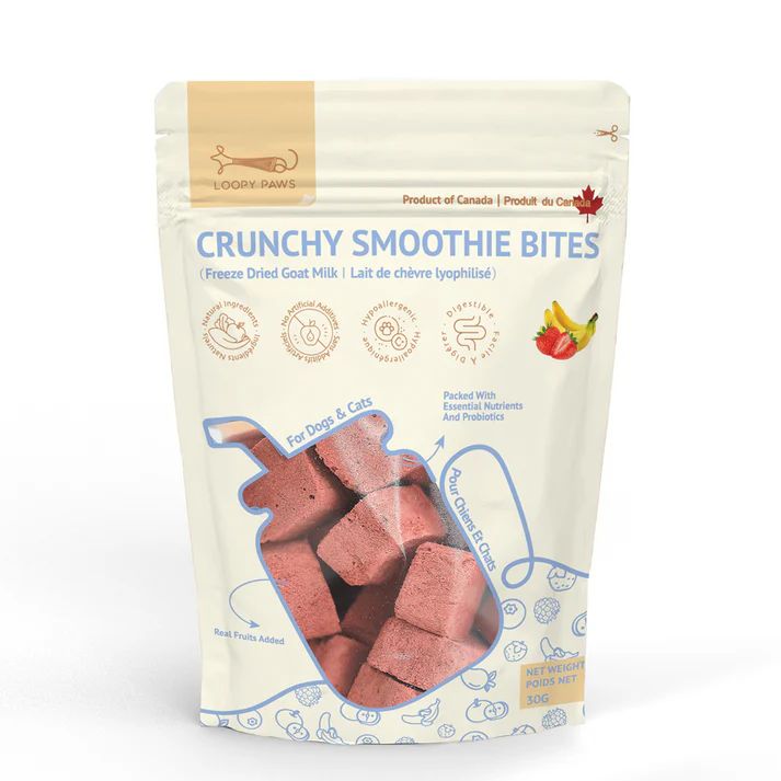 Crunchy Smoothie Bites - Strawberry &amp; Banana