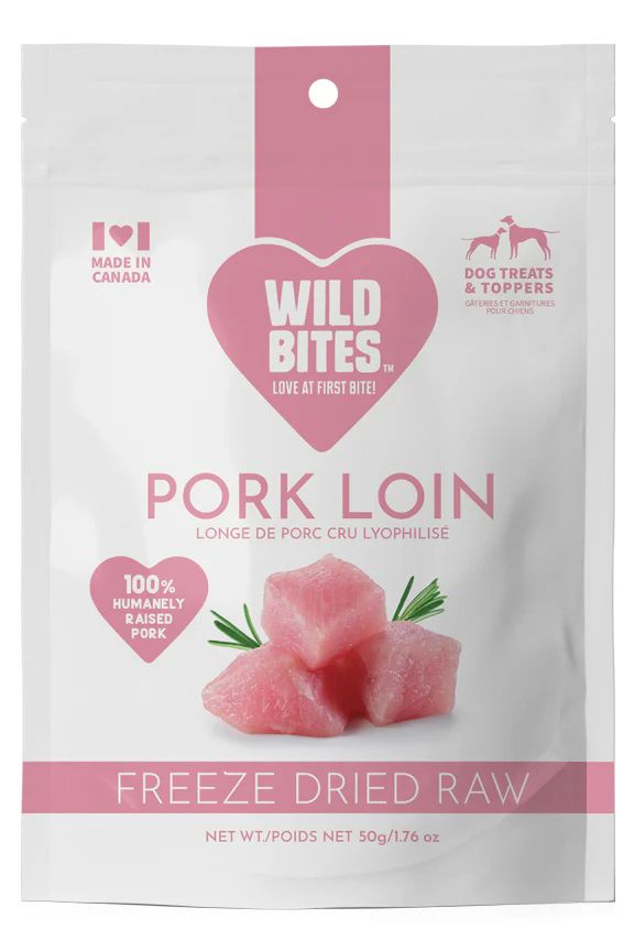 Wild Bites Freeze Dried Pork Loin 50g