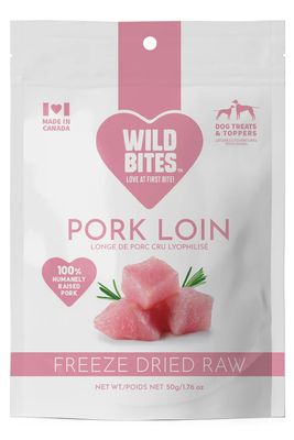 Wild Bites Freeze Dried Pork Loin 50g