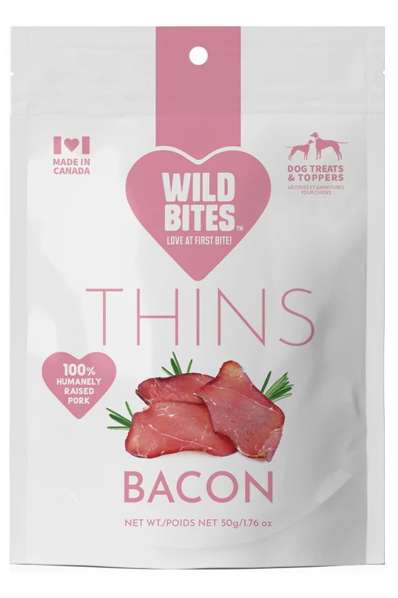 Wild Bites Bacon Thins 50g
