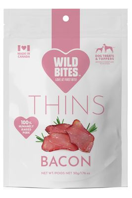 Wild Bites Bacon Thins 50g