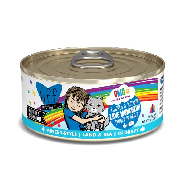 BFF Cat OMG Land &amp; Sea Love Munchkin! 5.5 oz