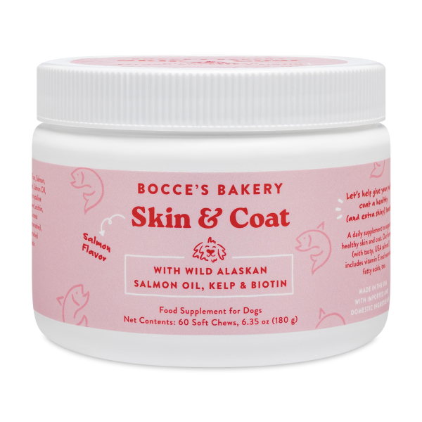 Bocce&#39;s Bakery Dog Supplement Skin &amp; Coat 6.35 oz