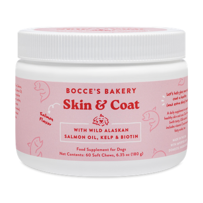 Bocce&#39;s Bakery Dog Supplement Skin &amp; Coat 6.35 oz