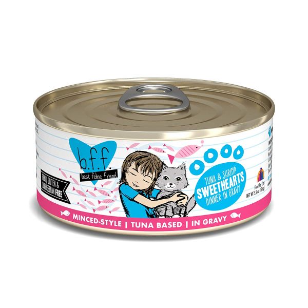 BFF Cat Tuna &amp; Shrimp Sweethearts 5.5 oz