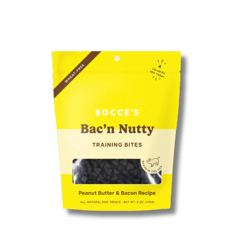 Bocce&#39;s Bakery - Bac&#39;N Nutty Training Bites - 6oz