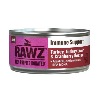 RAWZ Cat Immune Support Turkey, TkyLiver, Cranberry 5.5oz