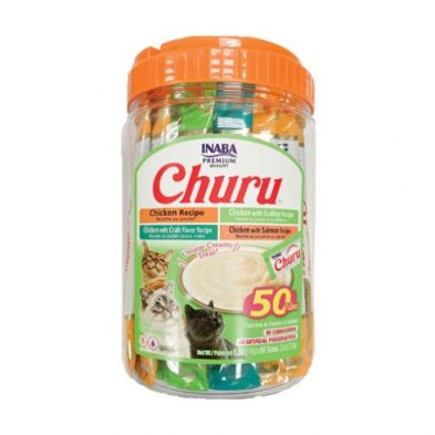INA Churu Puree Ckn Seafood 50pk JUG