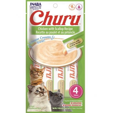 INA Churu Puree Ckn w/ Scallop 4pk