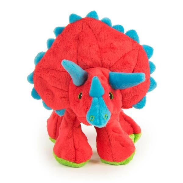 Dinos Frills Squeaky Plush Red Large