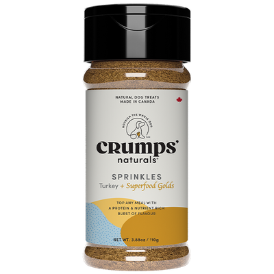 Crumps&#39; Naturals Dog Sprinkles Superfood Golds 110g