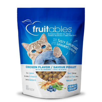 Fruitables Cat Crunchy Treats Chicken &amp; Blueberry 70 g