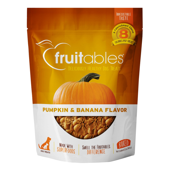 Fruitables Dog Crunchy Treats Pumpkin &amp; Banana 340g