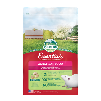 Oxbow Essentials Adult Rat Food 3 lb